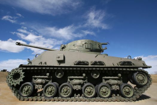 Tank fromW.W. II