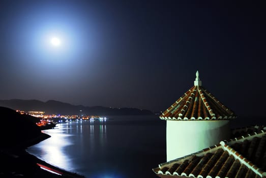 night scene in Spain,Torrex