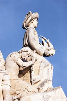 part of Padrao dos Descobrimentos, monument in Lisbon