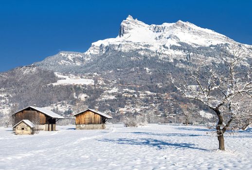 Vallée de l'Arves, betweenChamonix et Genève, near of the Mont-blanc, Alps, France
