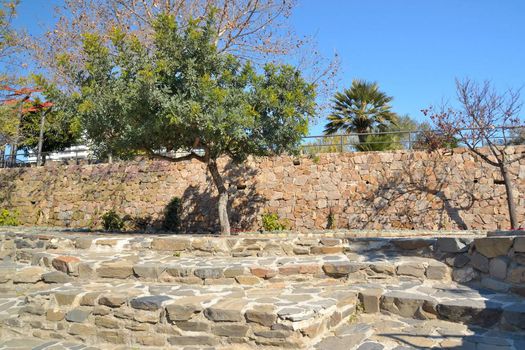 park on the west side of Malaga located next to the beach