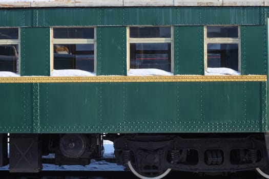 old passenger wagon, a fragment