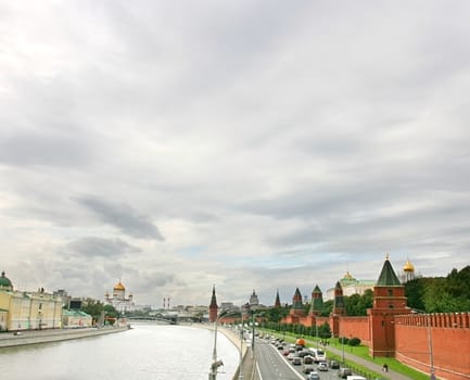 photo of  Moscow city on a bank of the river
