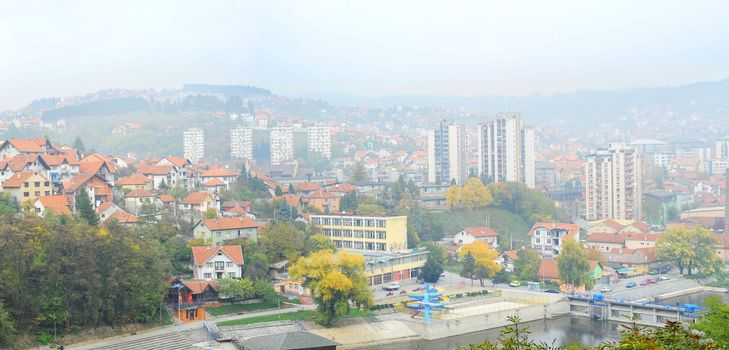 Uzice  is a city and municipality in western Serbia, located at the banks of the Detinja river.