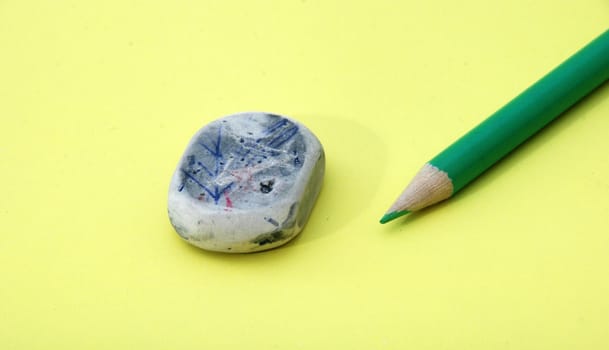 pencils erasers