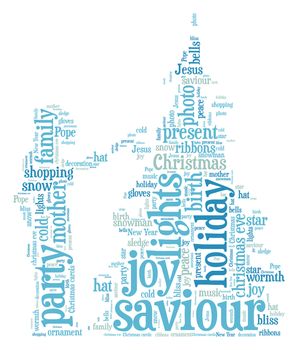 Christmas word cloud