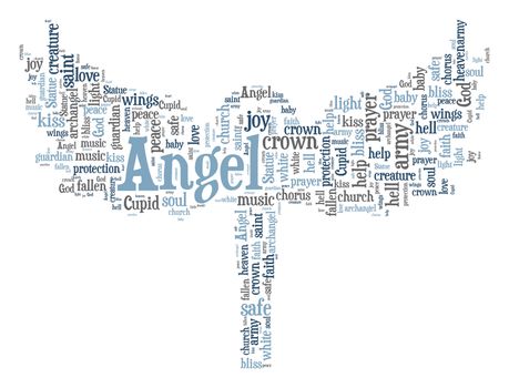 Angel word cloud