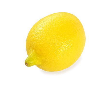 Lemon on white background