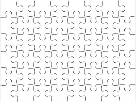 Puzzle background template 8x6 usefull for masking photo and illustration