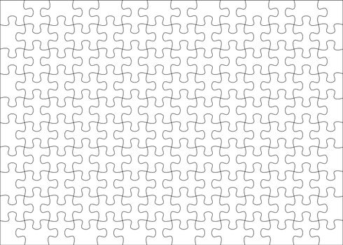 Puzzle background template 14x10 usefull for masking photo and illustration