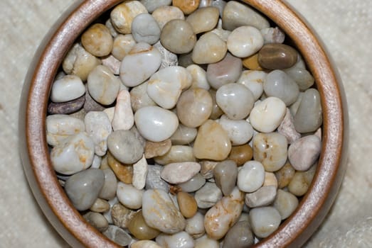 stones in bowl