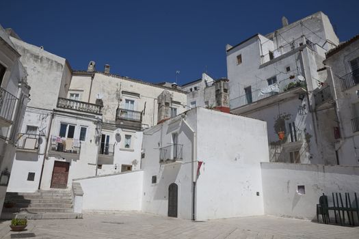 Siesta time in the mountain village Monte Sant Agelo - province of Foggia, Italy. 