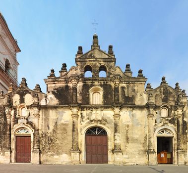 Colonial church, Iglesia de la Merced, Granada, Nicaragua, Central America.