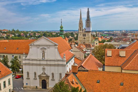 Historic upper town of Zagreb - capital of Croatia