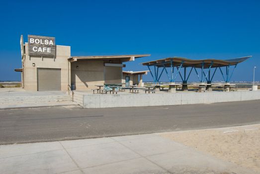 Closed Bolsa Cafe, Bolsa Chica, California