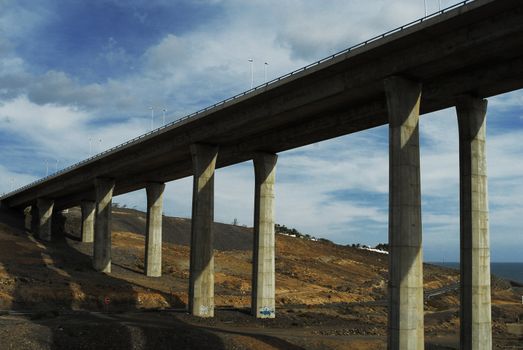 bridge in Fuerteventura island, Canary islands