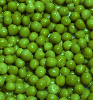 Closeup shot of peas