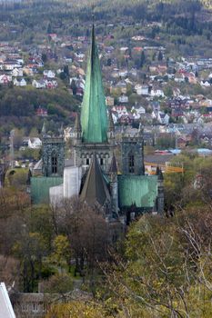 church in Trondheim,Norway