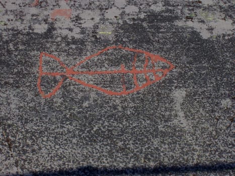 rock carving in Alta. Norway      