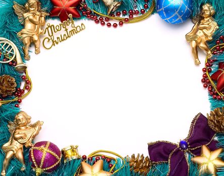 Christmas frame for your congratulations and best wishes
