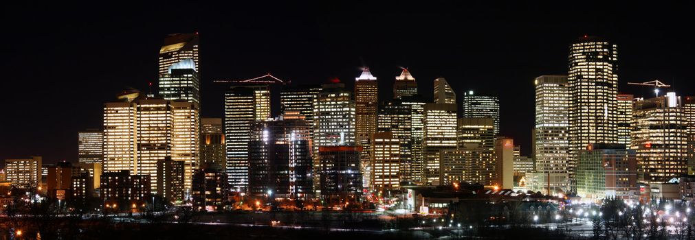 Metropolis at night  Calgary  Canada
