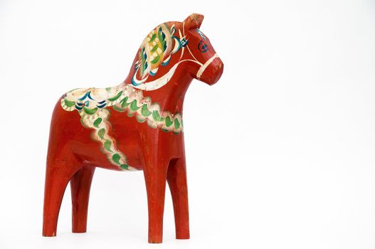 A hand made wooden horse. Symbol of Swedish Dalecarlia and Sweden in general
