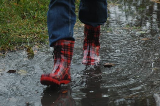 Red boots