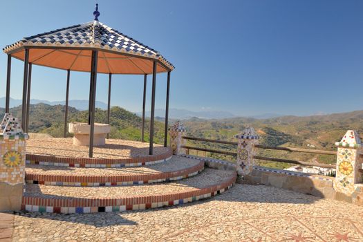 observation deck of the way the city Almogia