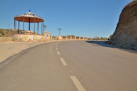 observation deck of the way the city Almogia