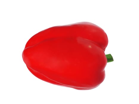 Red pepper isolated on white background