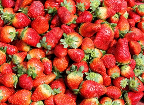 Beautiful fresh red strawberry background