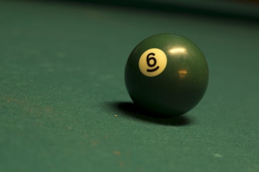 a high resolution image of a pool ball