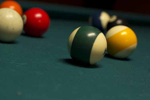 a high resolution image of a pool ball