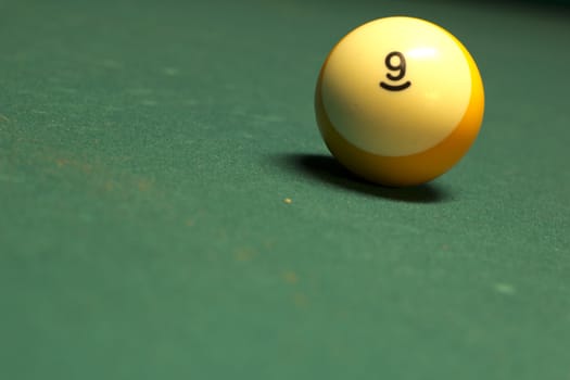 a high resolution image of a pool ball