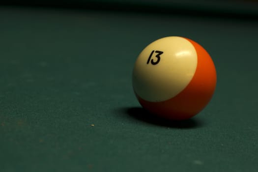 a high resolution image of a pool ball