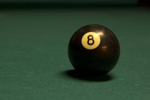 a high resolution image of a pool ball