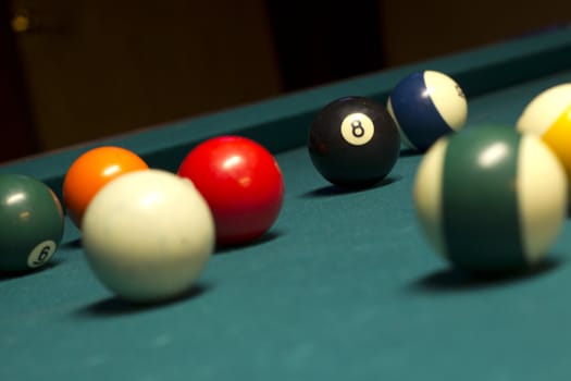 a high resolution image of a pool ball