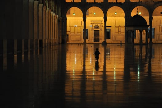 The Ummayad Mosque, also known as the Grand Mosque of Damascus, is one of the largest and oldest mosques in the world. Located in one of the holiest sites in the old city of Damascus, it is of great architectural importance.