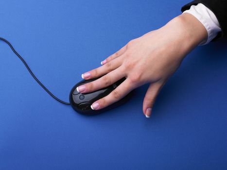 Computer work One-click management mouse hand