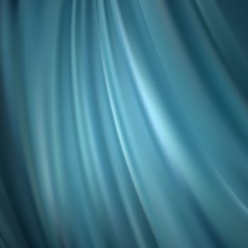 Beautiful Blue Satin. Drapery Abstract Background