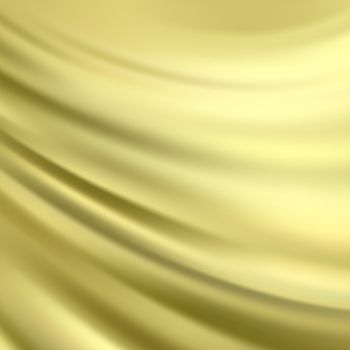 Gold Silk Fabric for Drapery Abstract Background