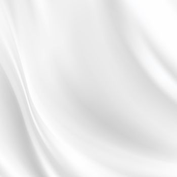 White Silk Fabric for Drapery Abstract Background
