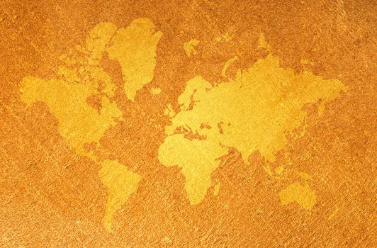 Abstract world map