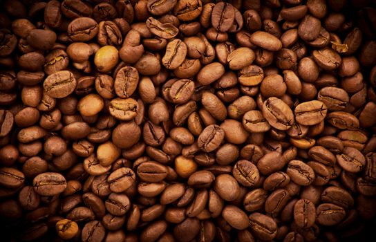 Coffee beans background