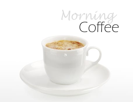 Coffee collection - Espresso Cup. Isolated on white background