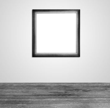 Interior picture frames on wall