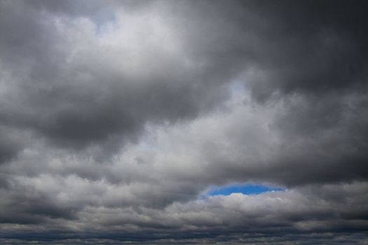 Dark clouds before rain