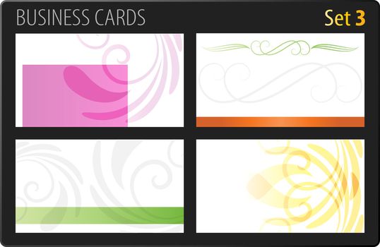 Business cards template