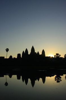 Angkor Wat temple at sunrise, Siem Reap, Cambodia