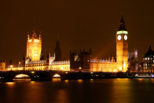 House of parliament  london U.K. night